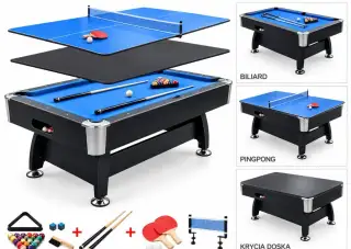 Biliard 7ft- 3 hry v 1