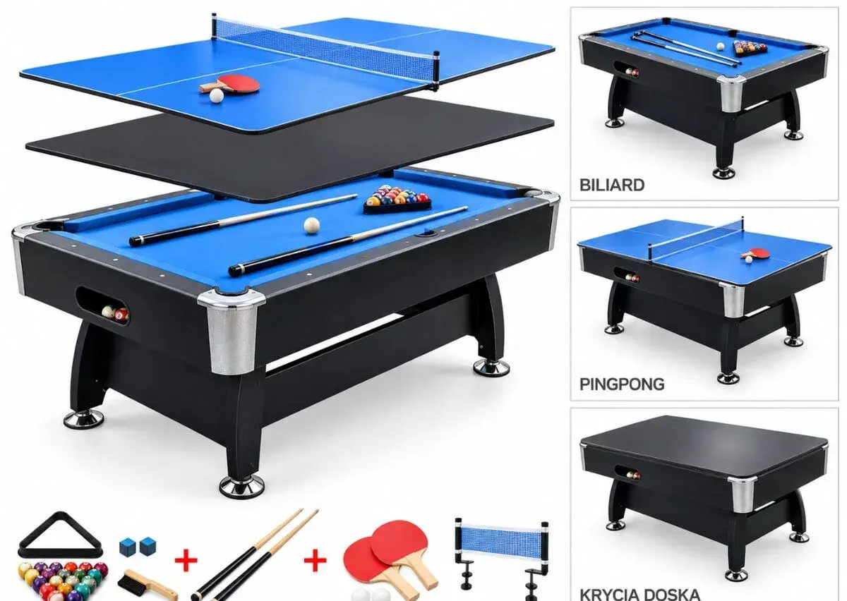 Biliard 7ft- 3 hry v 1