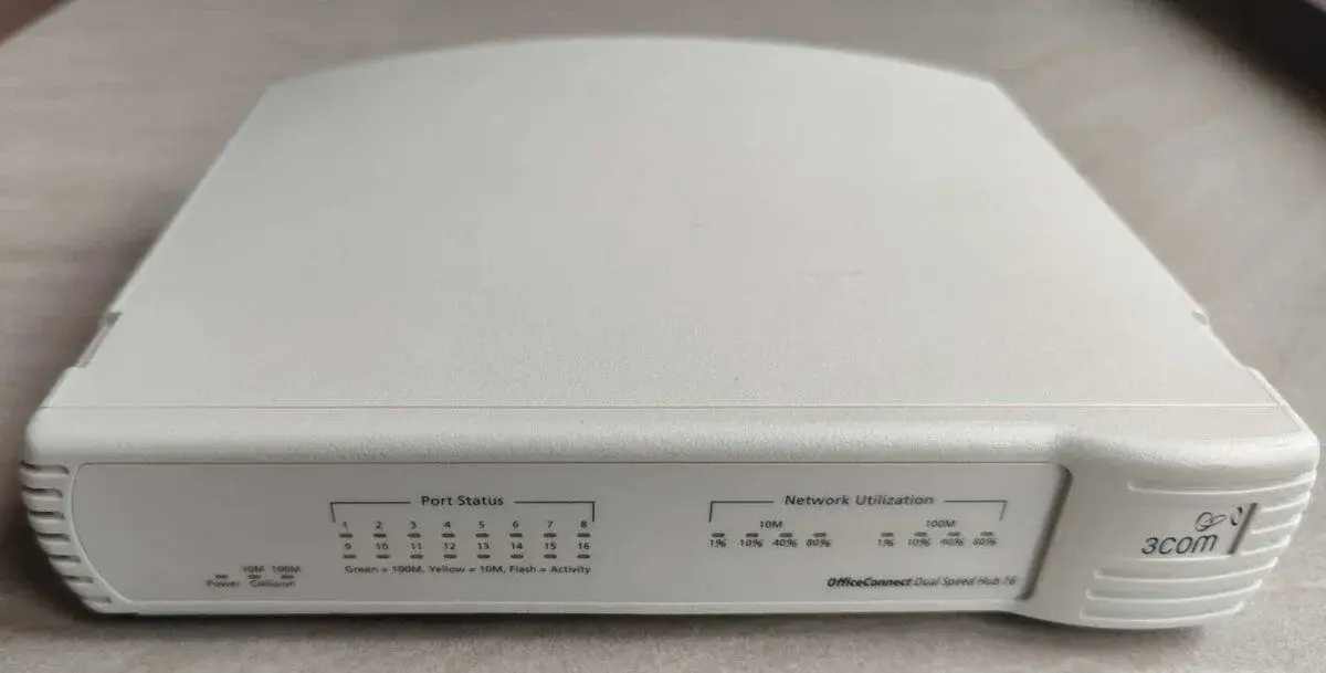 ✔️ 3com switch 8port, 16 port