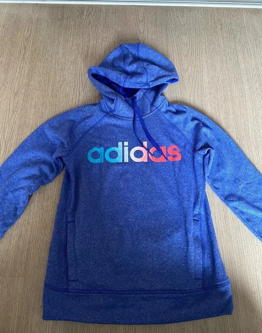 Dámska modrá mikina Adidas Climawarm