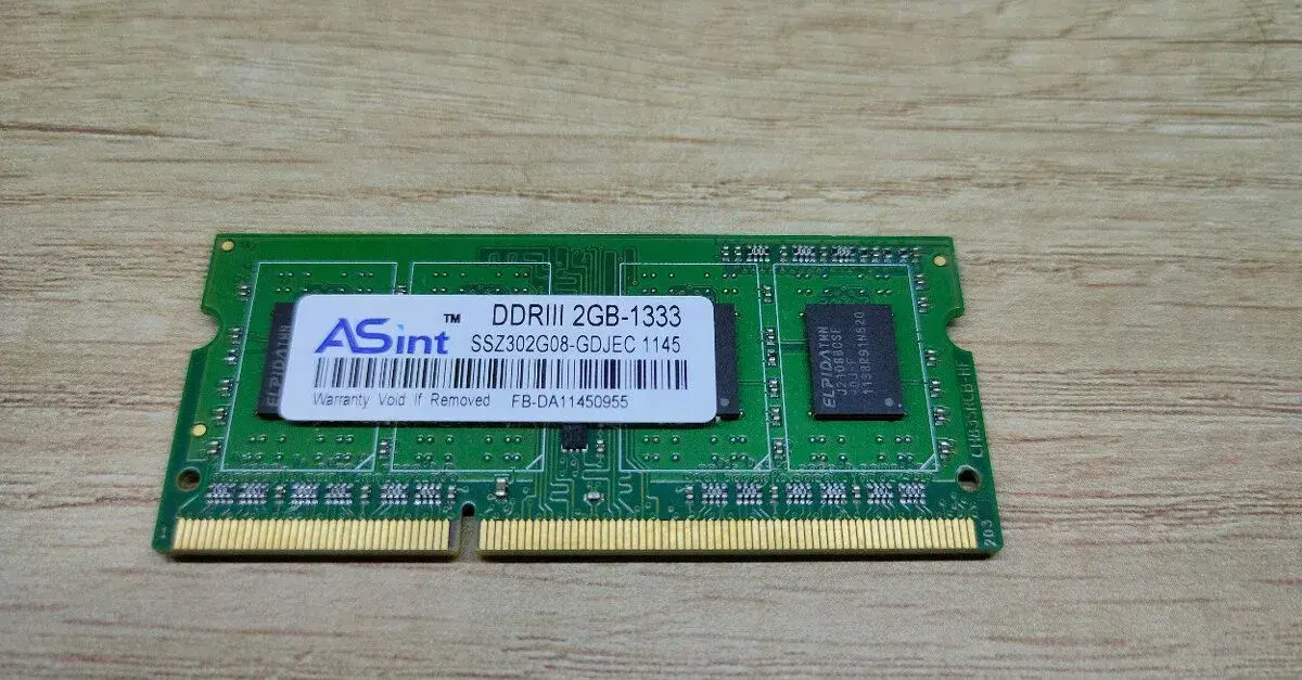ASINT SO-DIMM DDRIII 2GB-1333 SSZ302G08-GDJEC