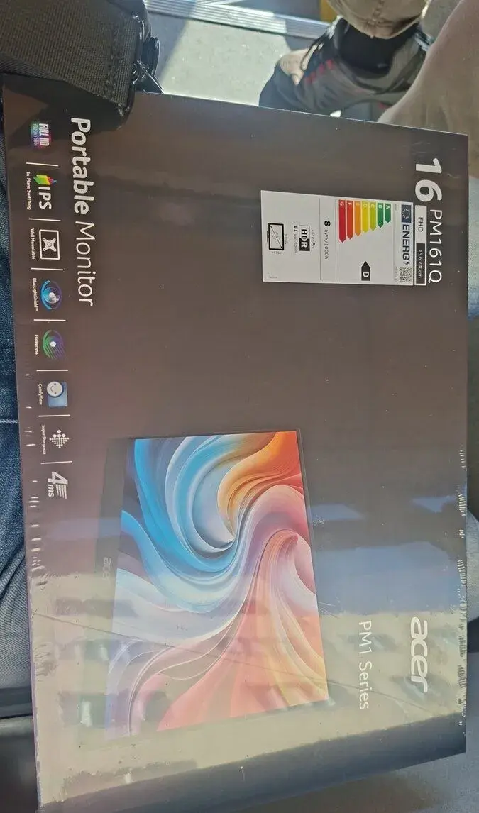 Predamnovy, nepouzity prenosny monitor Acer PM161Q