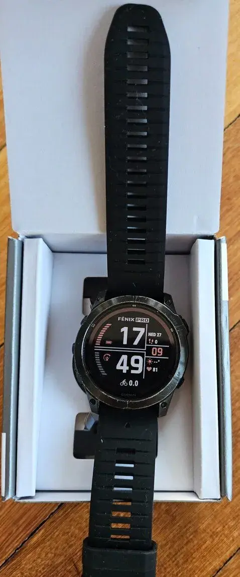 Garmin Fenix 7 Pro Sapphire Solar, Carbon Gray DLC Titanium/