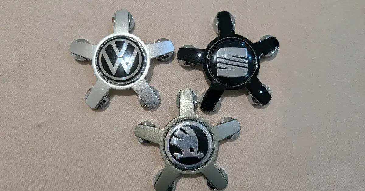Stredove krytky hviezdicove AUDI, SEAT, VW, SKODAj