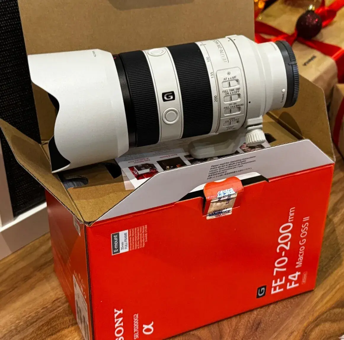 SONY FE 70–200 mm f/4 Macro G OSS II