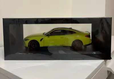 BMW M4 G82 2020 Yellow, model 1:18