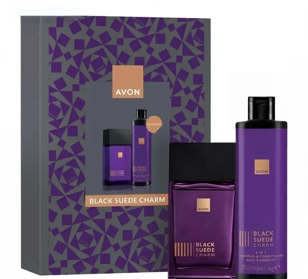 Darčekový set Black Suede Charm - Avon