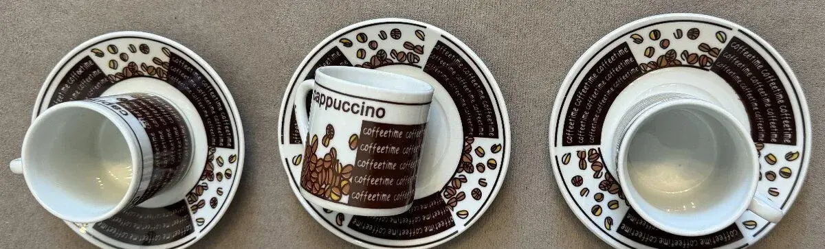 Porcelánové Kávové šálky Cappuccino