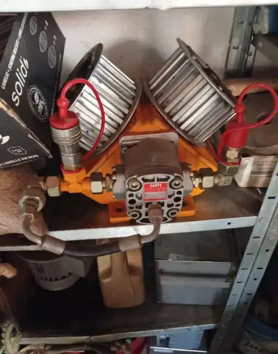 Hydraulický posun káblových zvitkou