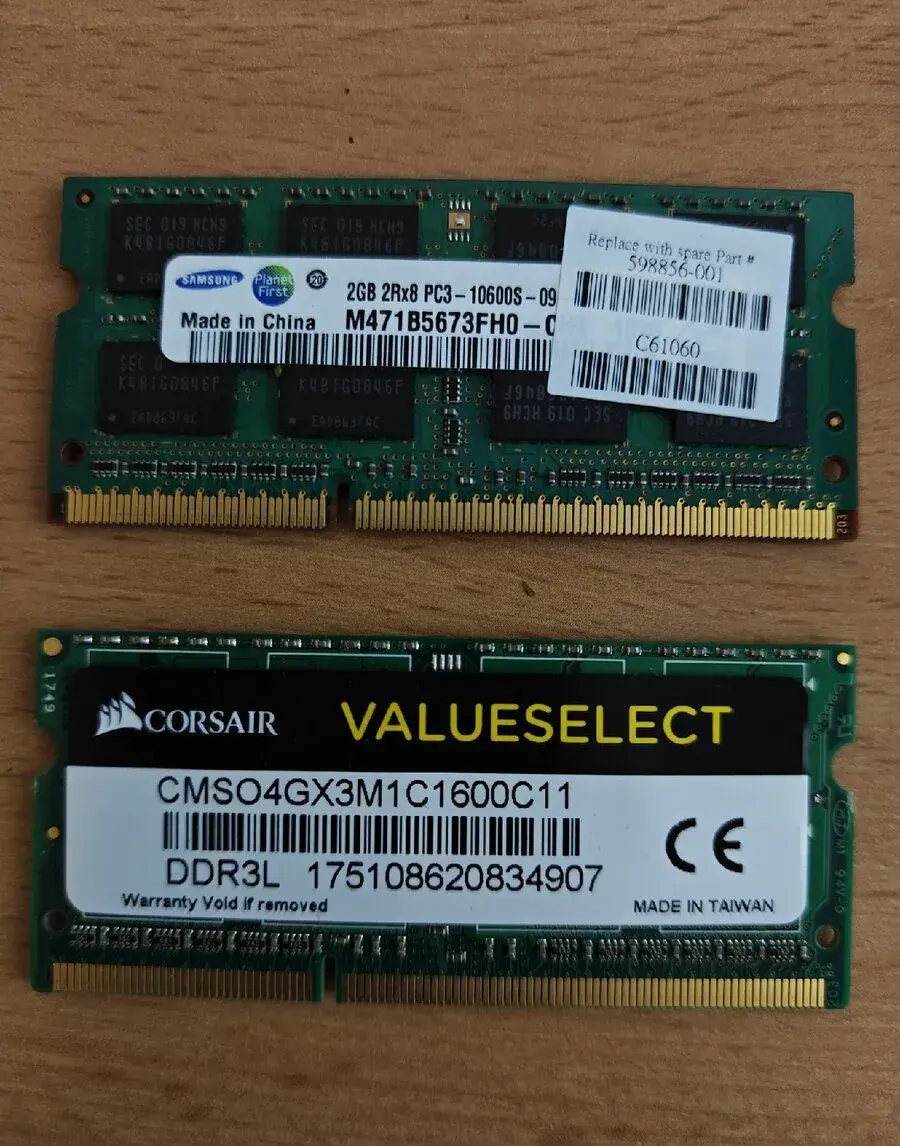 Operacne pamate RAM DD3 1GB - 4GB notebook