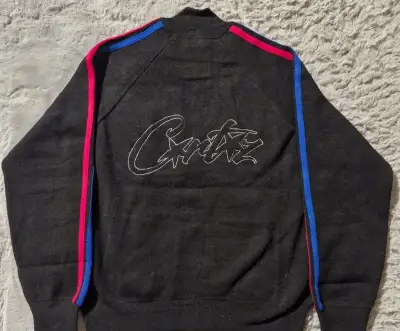 Corteiz knit zip up fleece