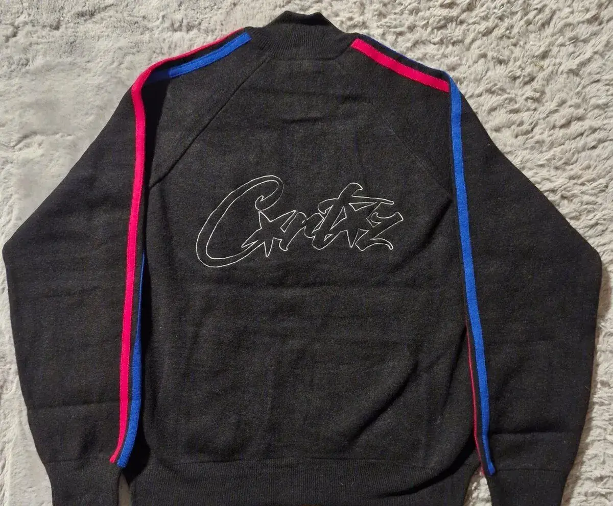 Corteiz knit zip up fleece