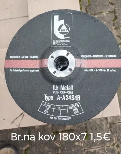 Brúsne kotúče na kov