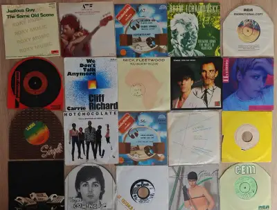 Mix single platní, 70, 80-te roky