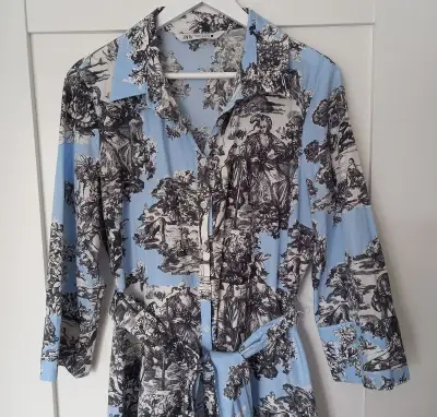 Letné košeľové šaty, zn. ZARA, veľ. XL
