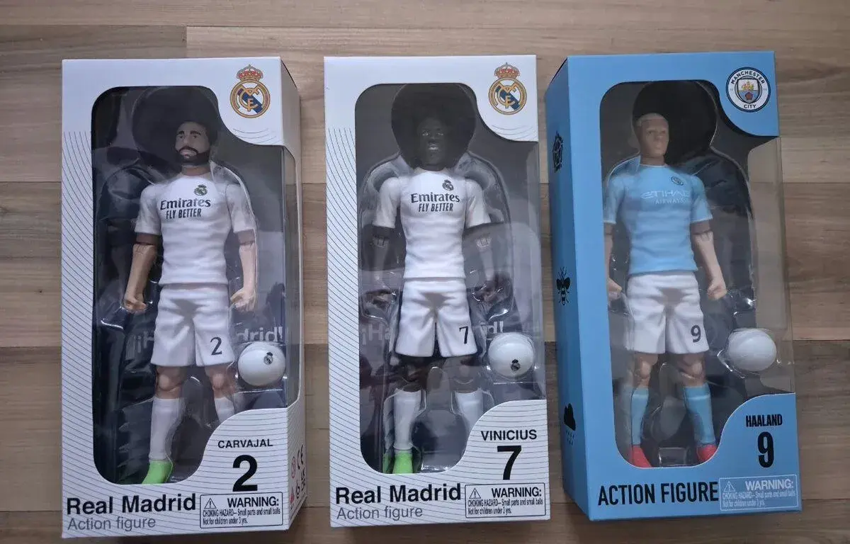 Futbalové figúrky Real Madrid a Manchester City (Carvajal, V