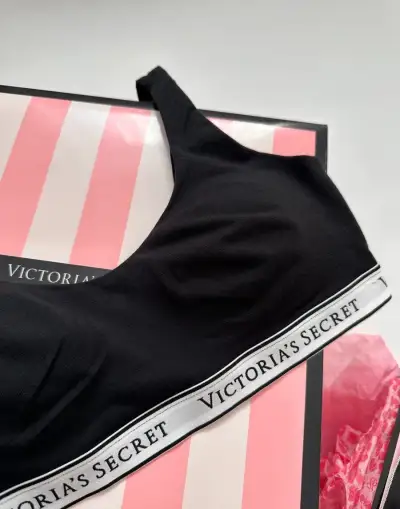 Victoria’s Secret black basic cotton bralette