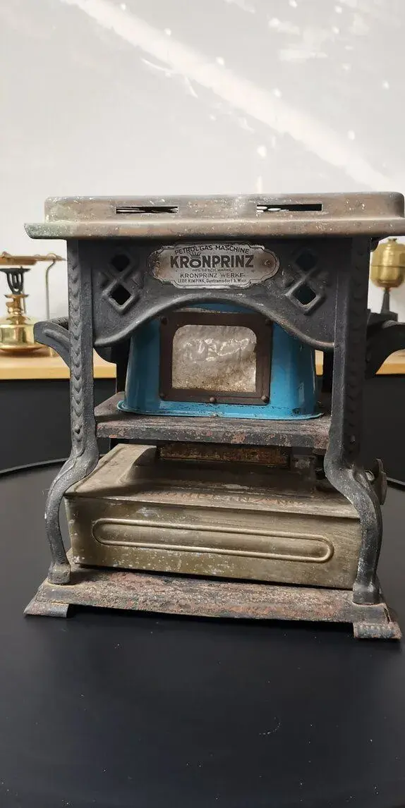 Starožitný petrolejový varič KRONPRINZ č.2 (r. 1916 - 1920)