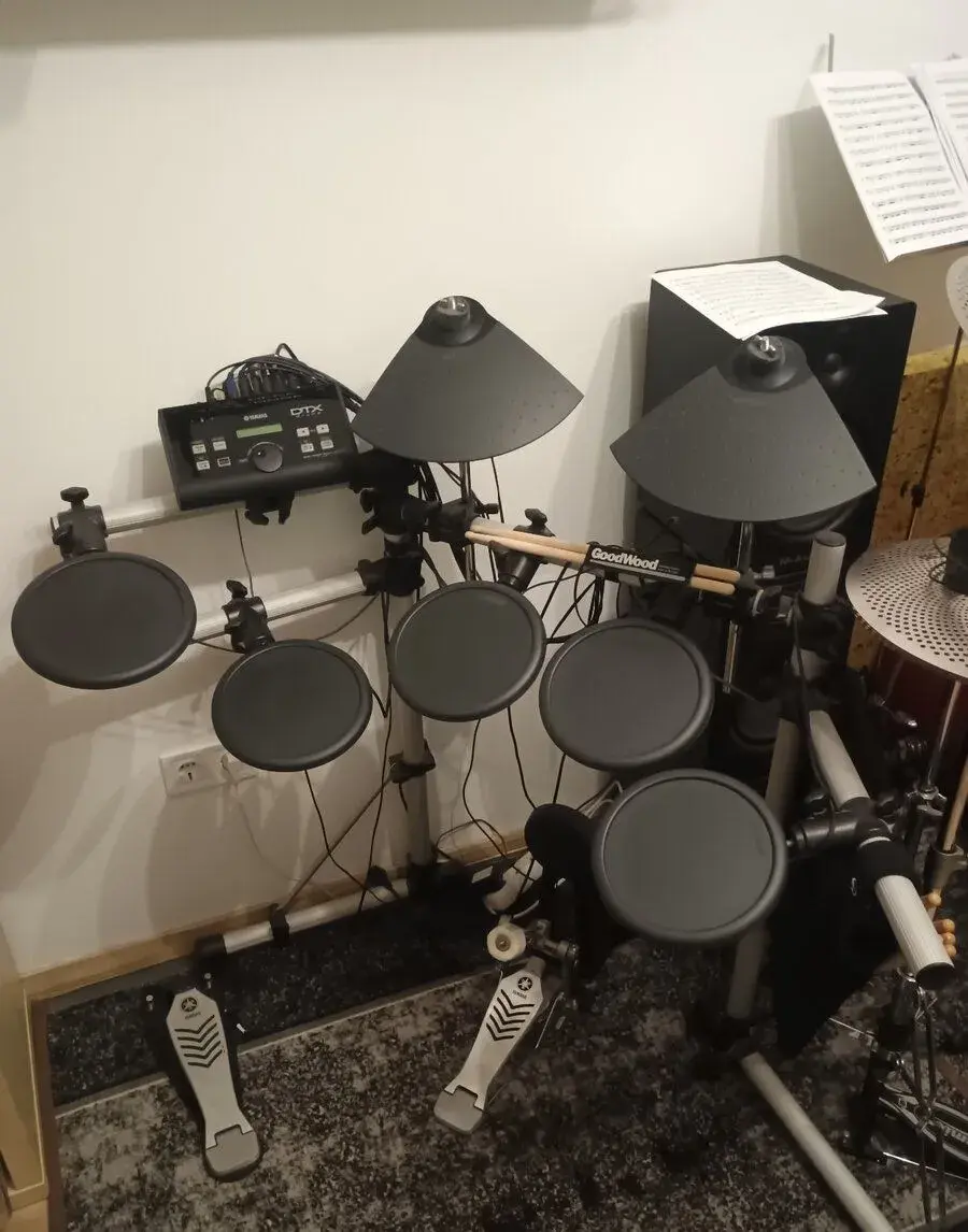 Yamaha DTX500 – elektronické bicie, kompletná súprava