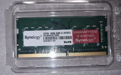 Nová Vnútorná pamäť Synology ddr4 2666 4gb cl19 ecc