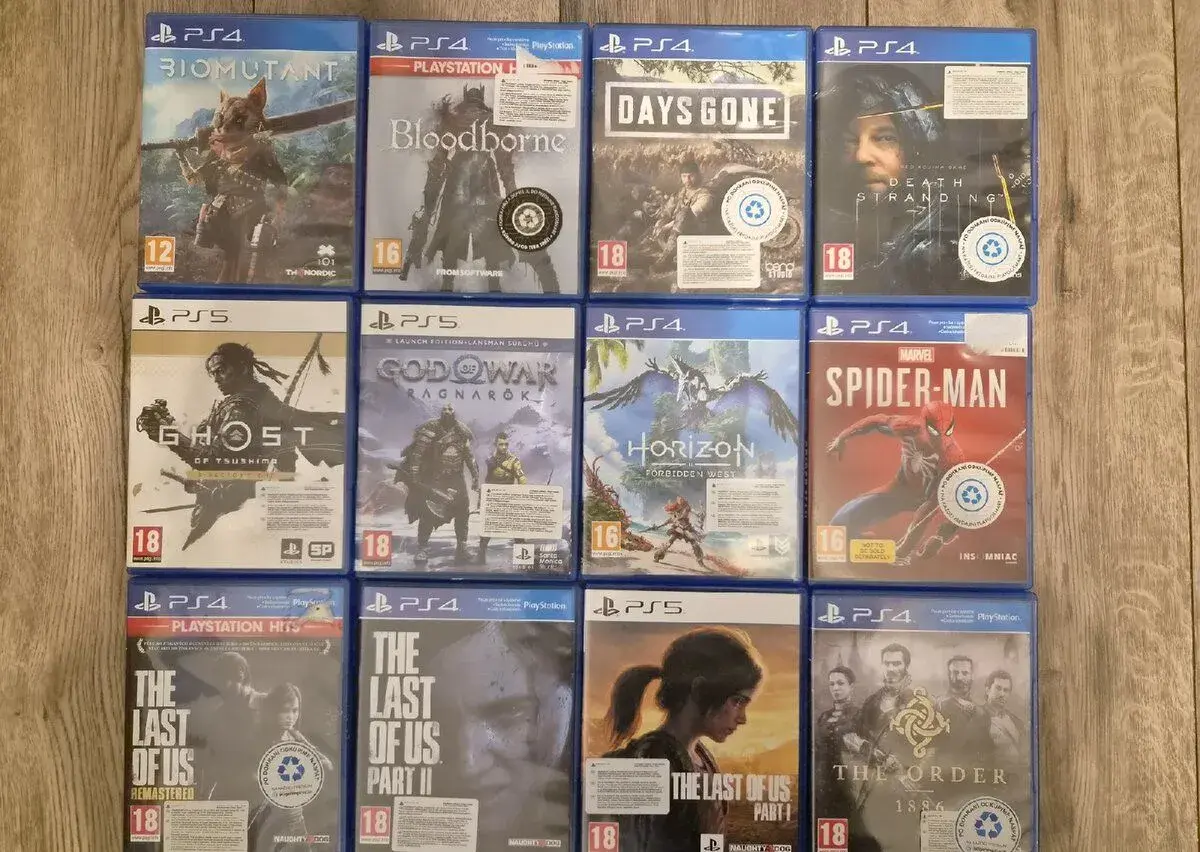 PlayStation 5 a PlayStation 4 hry