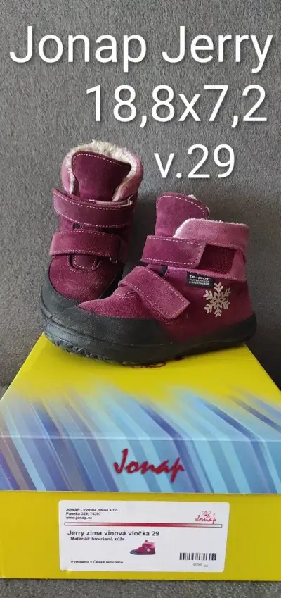 Dievčenské zimné bf topánky v.29