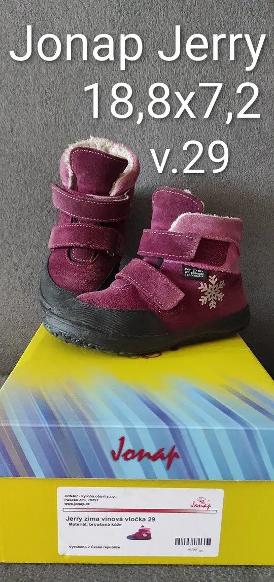 Dievčenské zimné bf topánky v.29