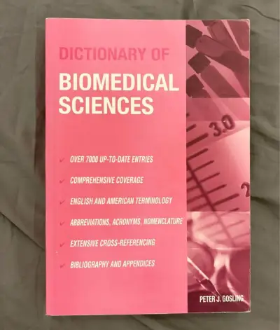 Dictionary of Biomedical Sciences – Peter J. Gosling