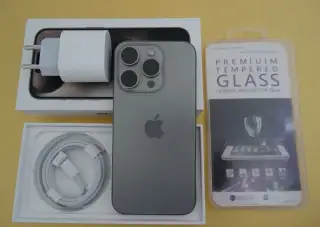 iPhone 15 PRO 128GB NATURAL - ZÁRUKA 1 ROK - 100% BATERIA