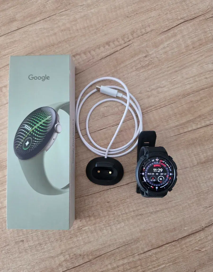 Google Pixel Watch 5 (45 mm,Wi-Fi) ako nové, v záruke 22 mes