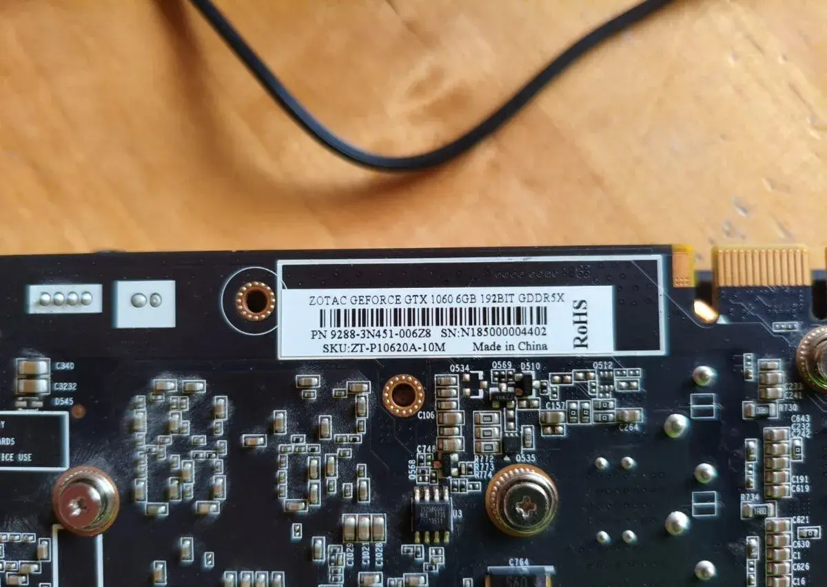 ZOTAC GeForce GTX 1060 6GB Mini
