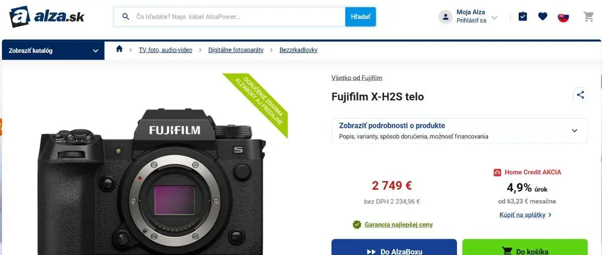 FUJIFILM X-H2S