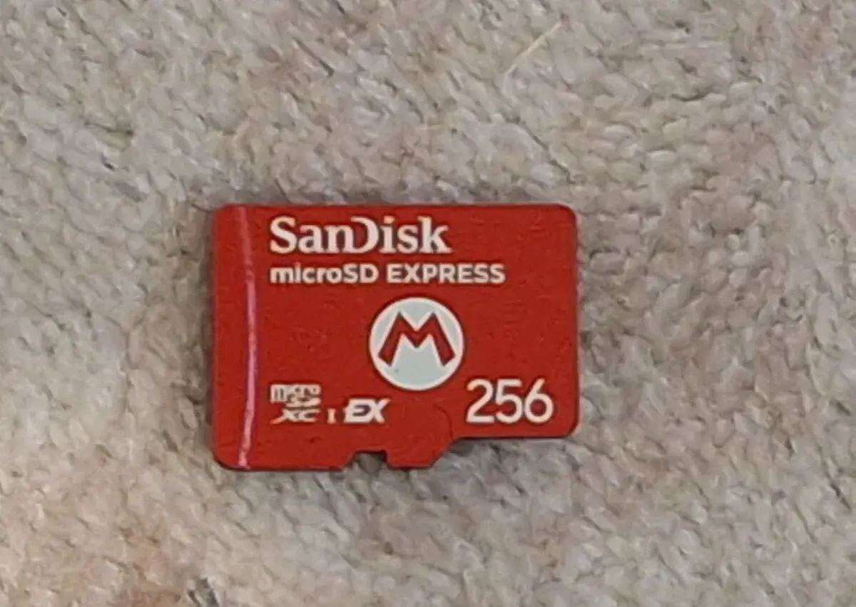 Sandisk micro sd express card