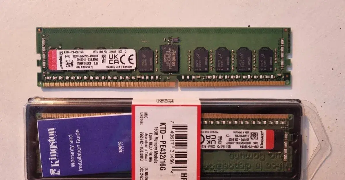 Nové RAM kingston ktd-pe432/16g
