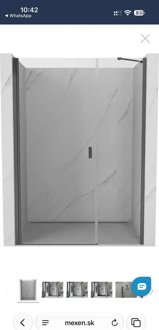 Sprchové dvere Mexen 105cm