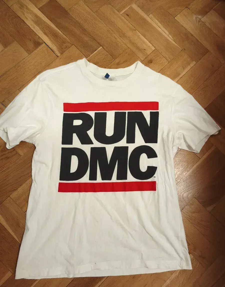 Tričko Run DMC biele