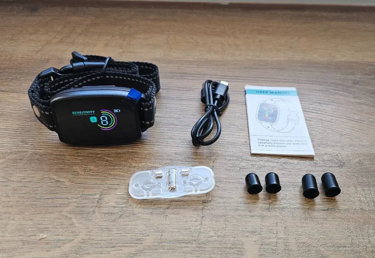 Automatický protištekací obojok – Vodotesný, Nabíjateľný