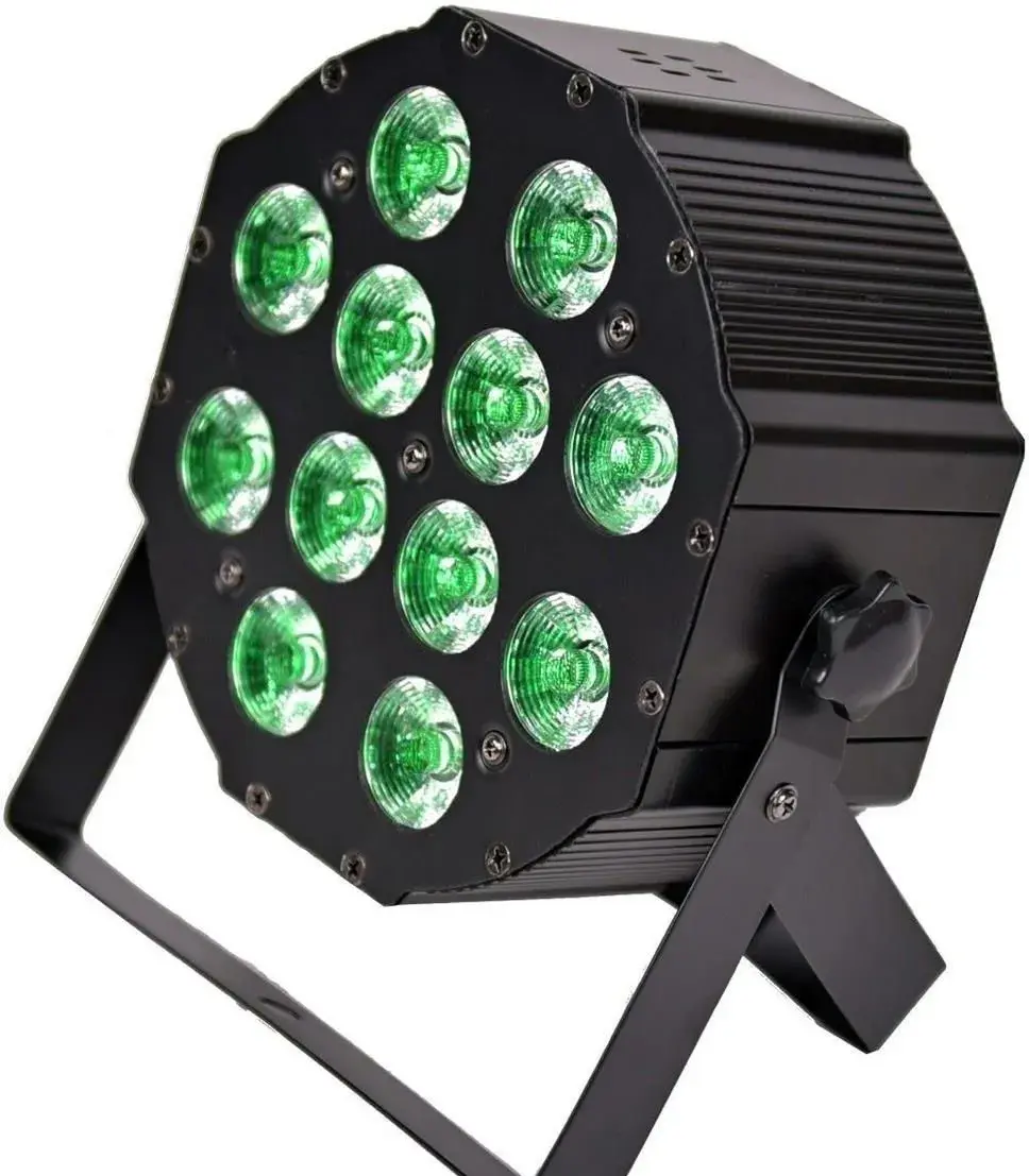 2x Light4Me Flat Quad PAR 12×8 W RGBW – 2 ks LED reflektorov