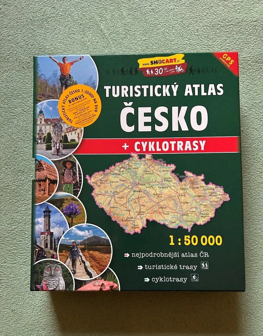 Turistický atlas Česka 1:50 000