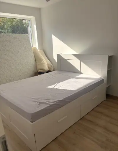 Manželská posteľ+matrac 160x200