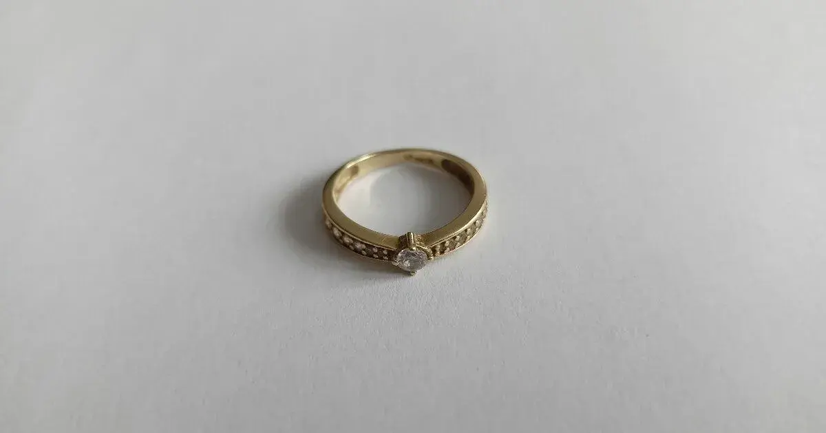 Zlatý prsteň – žlté zlato 14k. – 2,30 g