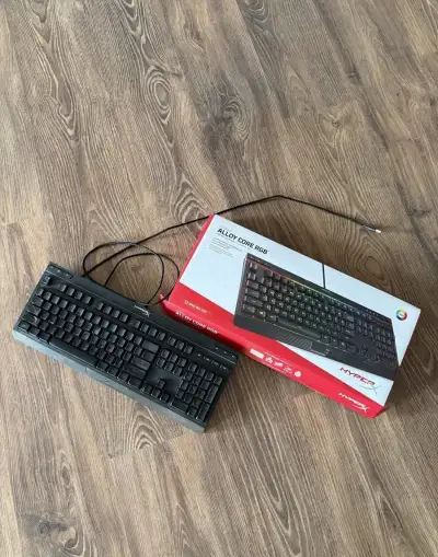 Set HyperX Alloy Core RGB klávesnica + myš SteelSeries Rival