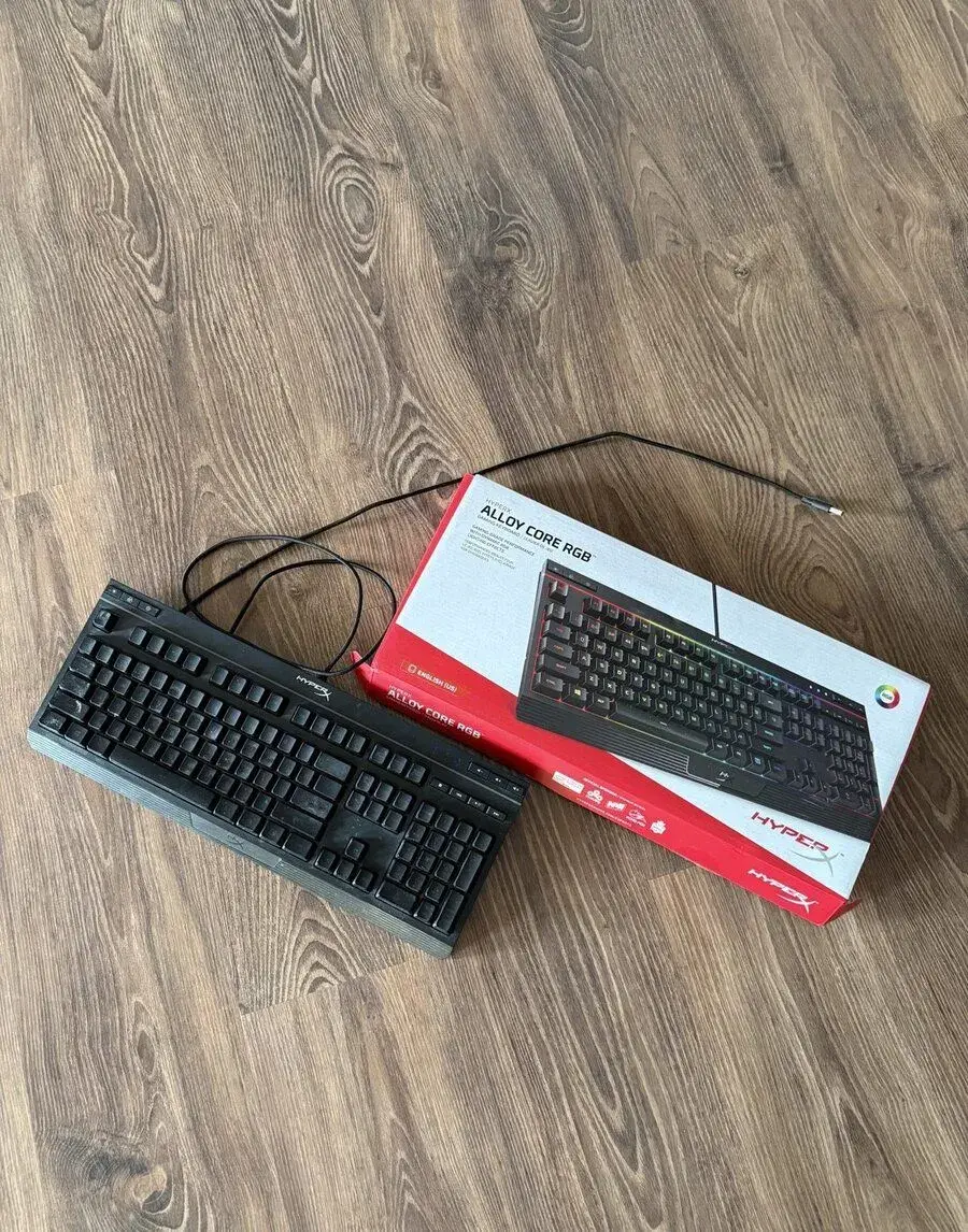 Set HyperX Alloy Core RGB klávesnica + myš SteelSeries Rival