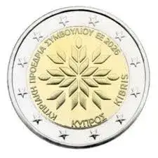 2 EUR Cyprus 2026 CC UNC - Predsednictvo