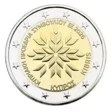 2 EUR Cyprus 2026 CC UNC - Predsednictvo