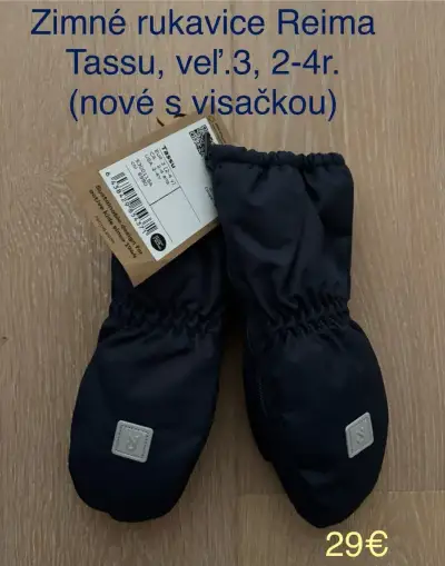 Rukavice zimné Reima Tassu veľ. 3, 2-4r.