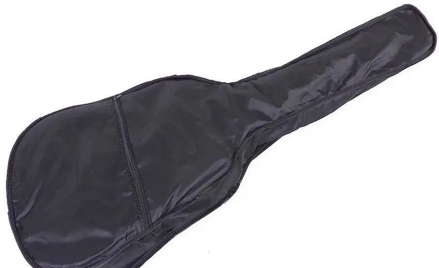 Čiernu elektro - akustickú gitaru + príslušenstvo