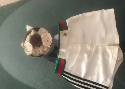 NOVÉ GUCCI kratasy veľkosť S by adidas
