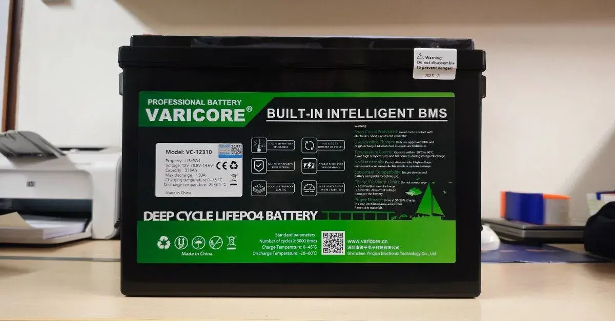 Novú značkovú LiFePo4 batériu Varicore 12V 310Ah