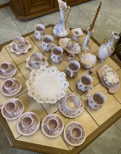 Ružový porcelán - sada